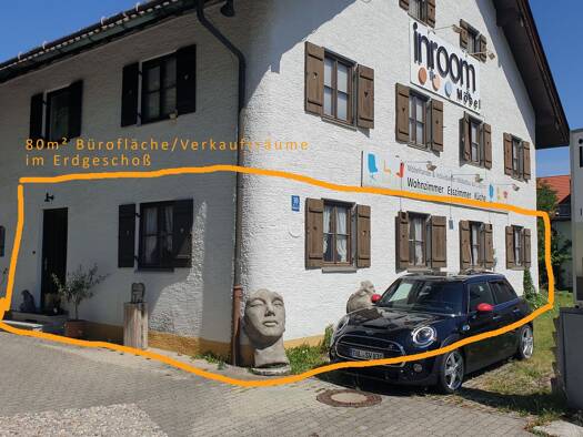 Büro zur Miete provisionsfrei 1.260 € 3 Zimmer 80 m² Bürofläche Gautinger Straße 10 Neuried 82061