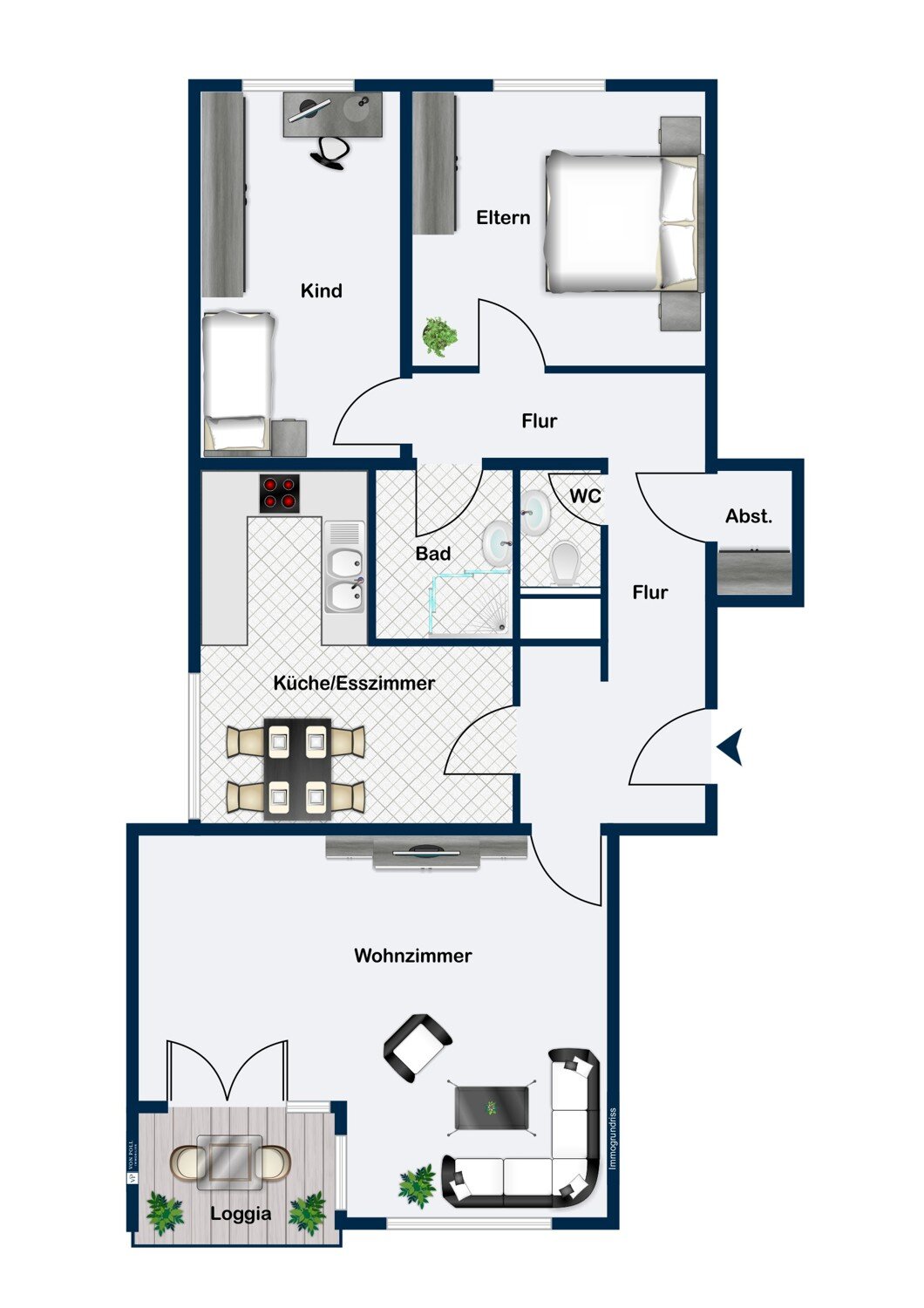 Wohnung zum Kauf 296.000 € 3,5 Zimmer 83,5 m²<br/>Wohnfläche Ötlingen - Nord Kirchheim unter Teck / Ötlingen 73230