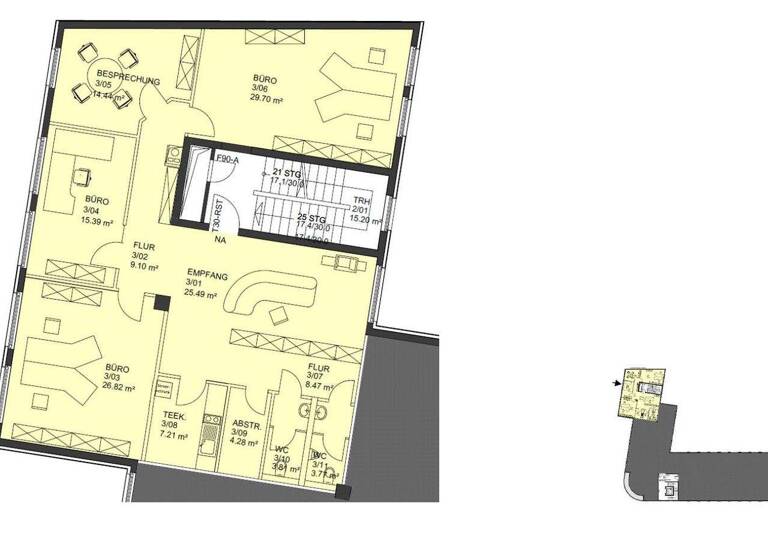 Bürofläche zur Miete provisionsfrei 11,50 € 1.354,1 m² Bürofläche teilbar ab 148,5 m² Humboldt-Gremberg Köln 51105