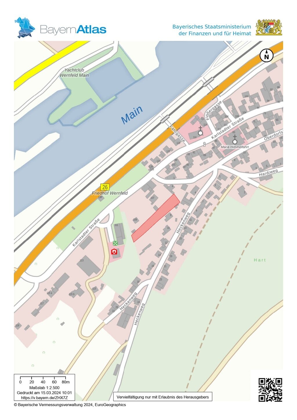 Grundstück zum Kauf 1.584 m²<br/>Grundstück Wernfeld Wernfeld 97737