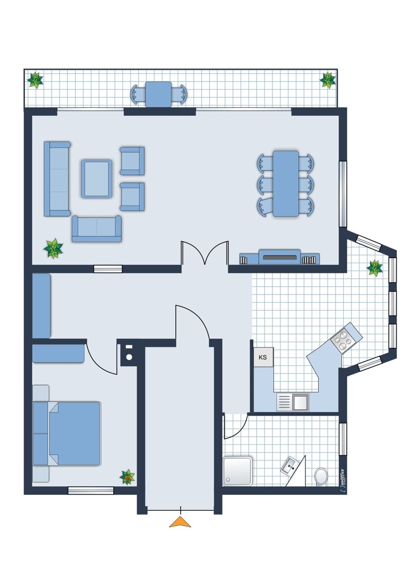 Wohnung zur Miete 1.050 € 2,5 Zimmer 99,1 m²<br/>Wohnfläche Rohrbach - Gewann See Heidelberg-Rohrbach 69126