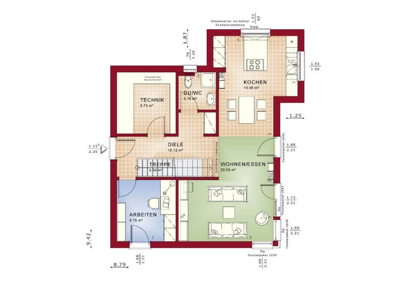 Einfamilienhaus zum Kauf provisionsfrei 603.775 € 5 Zimmer 144 m² 769 m² Grundstück Metzdorf Langsur 54308