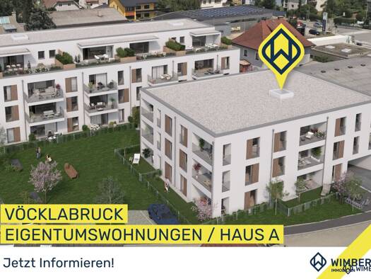 Wohnung zum Kauf - Erstbezug 181.600 € 2 Zimmer 41 m² Linzer Straße 6 Vöcklabruck 4840