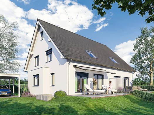 Doppelhaushälfte zum Kauf - Erstbezug 636.250 € 4 Zimmer 102,8 m² 332 m² Grundstück frei ab sofort Mühlhofen Uhldingen-Mühlhofen 88690