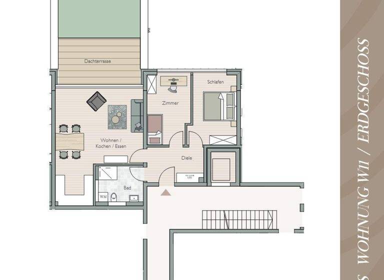 Wohnung zur Miete - Erstbezug 1.205 € 3 Zimmer 82,5 m² EG frei ab sofort Frauenbrünnl Straubing 94315