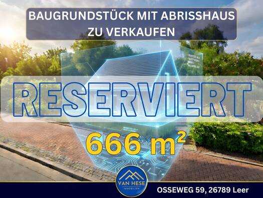 Grundstück zum Kauf 150.000 € 666 m² Grundstück Osseweg 59 Leer 26789