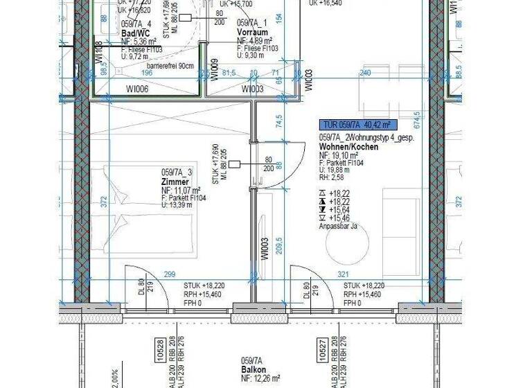Wohnung zur Miete 470 € 2 Zimmer 40,4 m² 5. Geschoss Grillweg 7a Straßgang Graz 8053