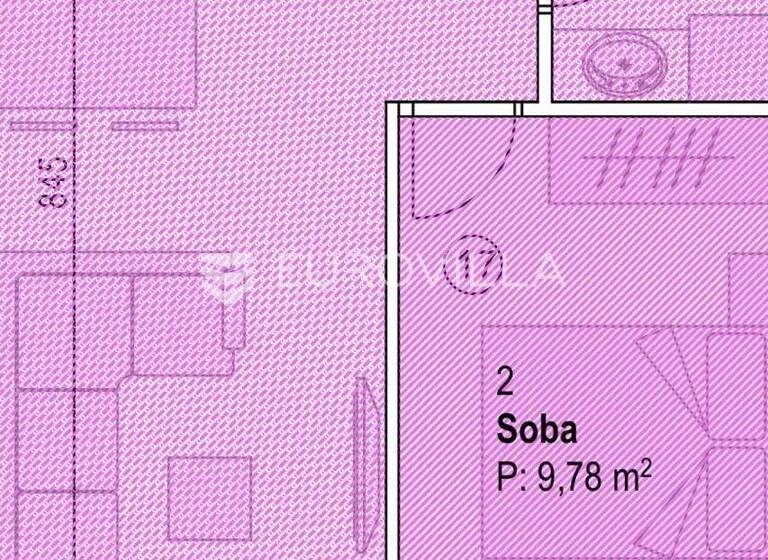 Studio zum Kauf 175.000 € 1 Zimmer 53 m² 2. Geschoss Povljana Povljana