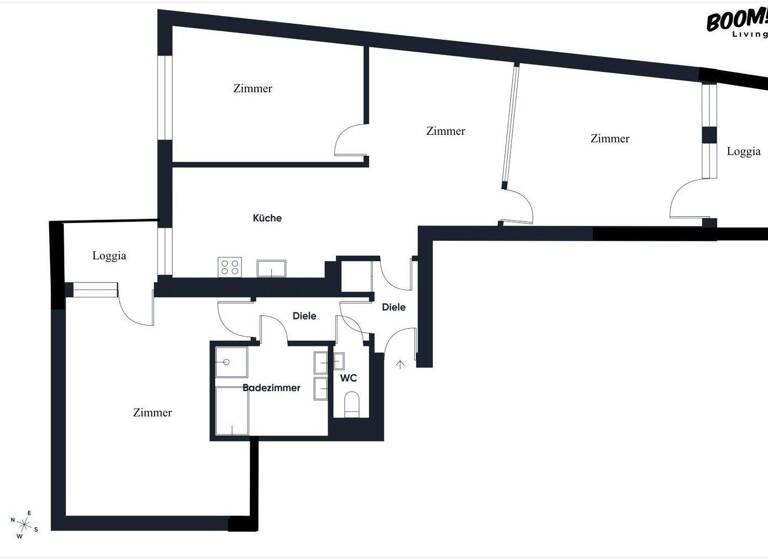 Wohnung zum Kauf 799.000 € 4 Zimmer 109,8 m² 1. Geschoss frei ab 01.07.2026 Wien 1080