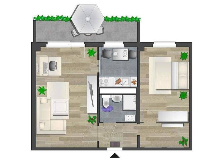 Wohnung zur Miete 320 € 2 Zimmer 52,7 m² 7. Geschoss frei ab 01.12.2026 Alfred-Neubert-Str. 3 Markersdorf Chemnitz 09123