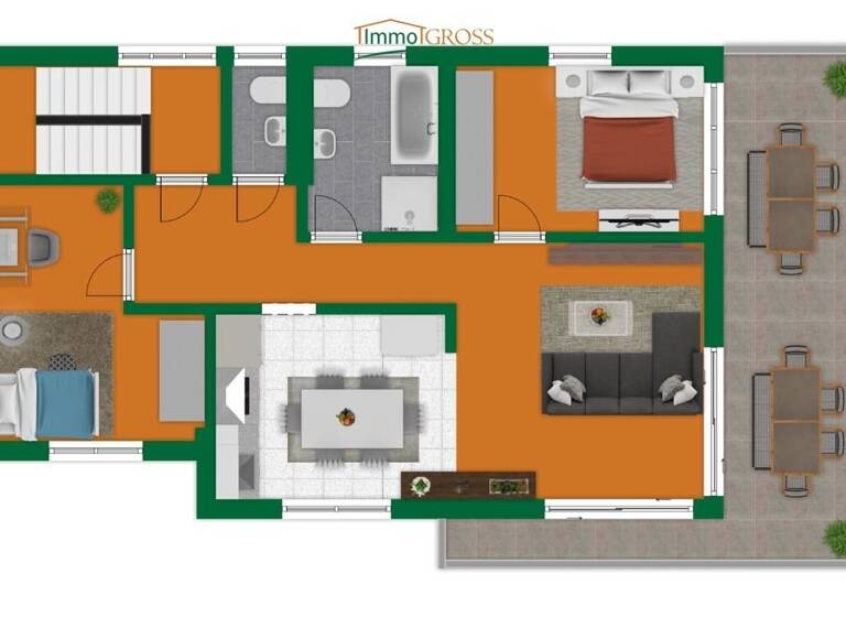 Penthouse zum Kauf 790.000 € 3 Zimmer 113 m²<br/>Wohnfläche 2.<br/>Geschoss Lörrach Lörrach 79539