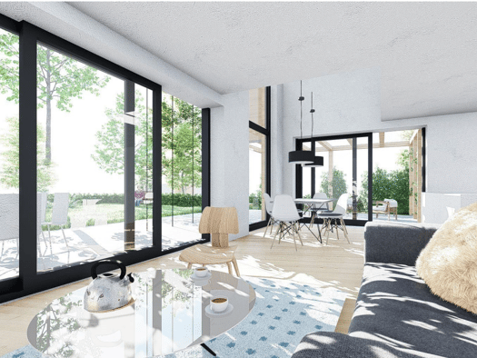 Doppelhaushälfte zum Kauf - Erstbezug provisionsfrei 461.000 € 4 Zimmer 124,4 m² 346,4 m² Grundstück Horn 3580