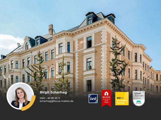 Wohnung zur Miete 920 € 3 Zimmer 108 m² 5. Geschoss frei ab 01.12.2026 Kreuzstraße 10 Zentrum-Ost Mitte 04103