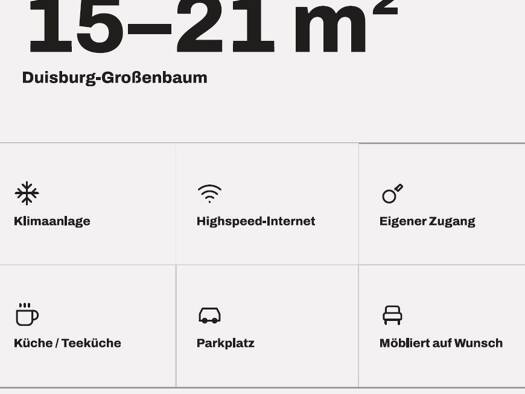 Bürofläche zur Miete provisionsfrei 390 € 26 m² Bürofläche Am Kiekenbusch Großenbaum Duisburg-Süd 47269