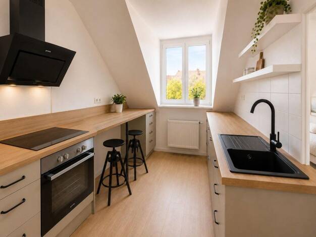 Wohnung zur Miete 754 € 2 Zimmer 52 m² 4. Geschoss frei ab 15.08.2026 Trojanstraße 16 List Hannover 30177