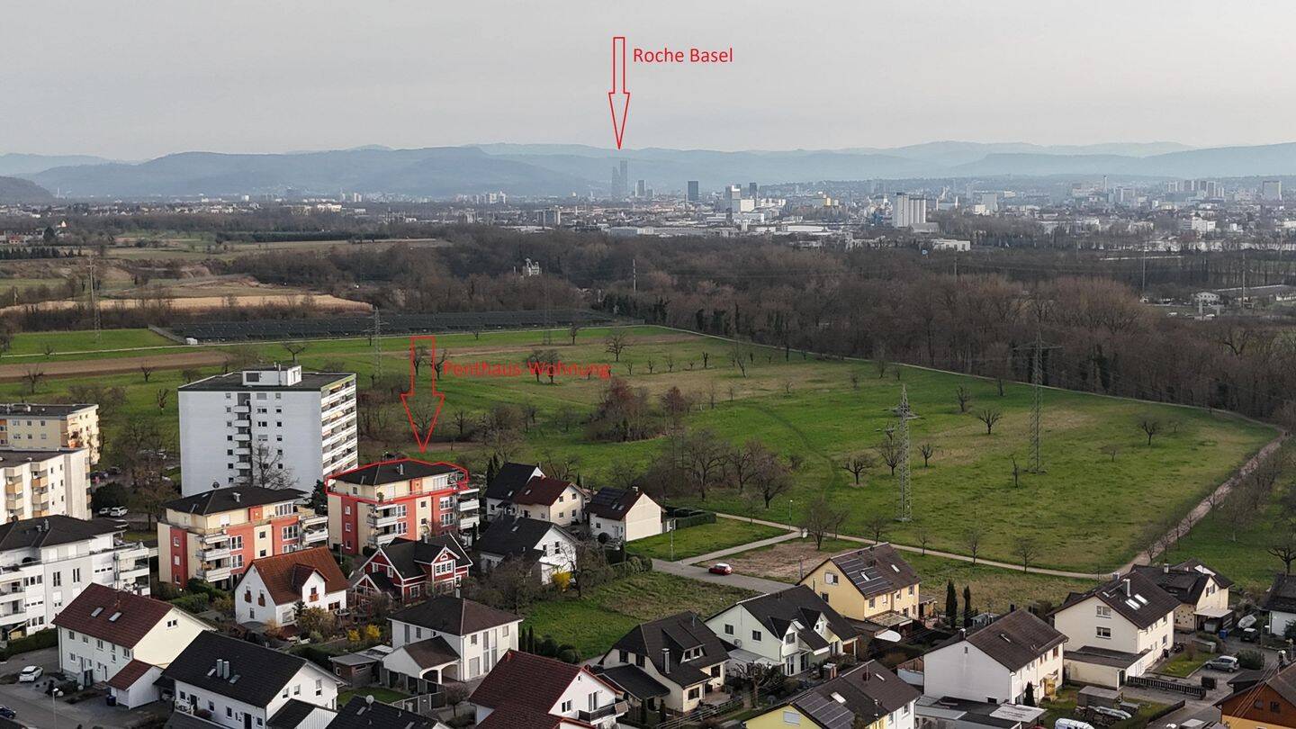 Immobilie in Eimeldingen - Exklusives und sonniges Penthouse am Ortsrand - Bild 1