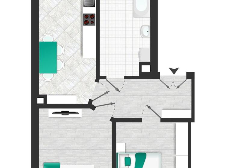 Wohnung zum Kauf 179.000 € 2 Zimmer 68 m²<br/>Wohnfläche 2.<br/>Geschoss Altlindenau Leipzig 04177