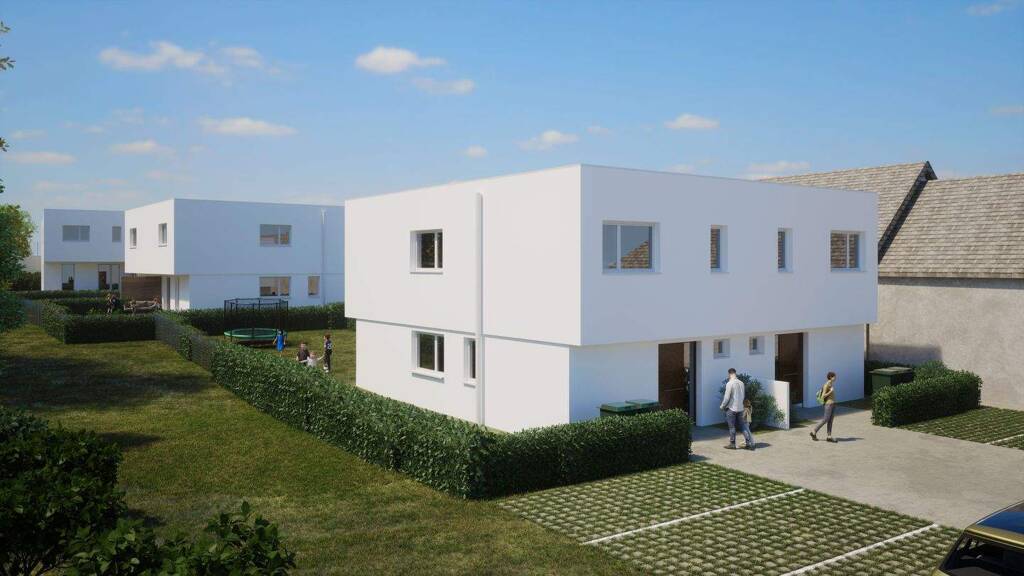 Doppelhaushälfte zur Miete - Erstbezug 1.045 € 4 Zimmer 105,7 m² 262,4 m² Grundstück Gartengasse Zagersdorf 7012