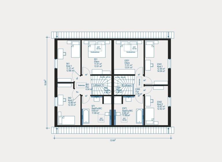 Doppelhaushälfte zum Kauf 627.500 € 4 Zimmer 120 m² 302 m² Grundstück Beihingen Freiberg am Neckar 71691
