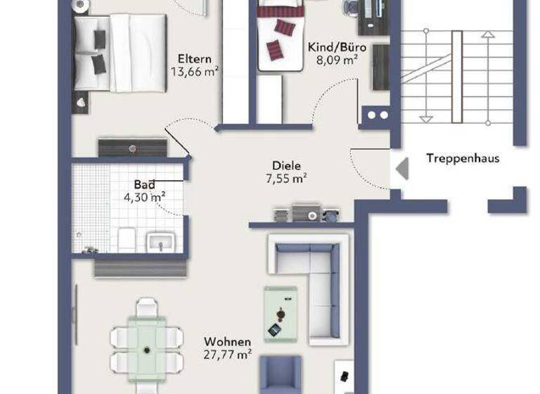Wohnung zum Kauf 245.000 € 3 Zimmer 75 m² 1. Geschoss Lauda Lauda-Königshofen 97922