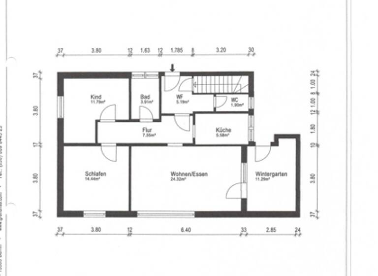 Einfamilienhaus zum Kauf 195.000 € 3 Zimmer 86 m² 564 m² Grundstück Dillendorf / Liederbach 55481