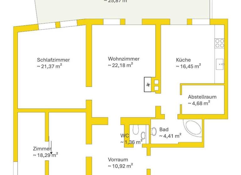 Terrassenwohnung zum Kauf 490.000 € 3,5 Zimmer 99,7 m² EG Salzburg 5020