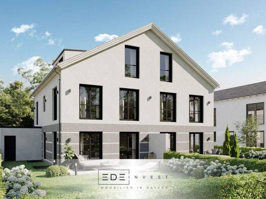 Doppelhaushälfte zum Kauf - Erstbezug 1.595.000 € 6 Zimmer 175 m² 413 m² Grundstück frei ab 01.04.2026 Riemerling Hohenbrunn 85521