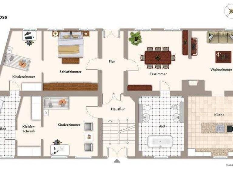 Haus zum Kauf 1.450.000 € 12 Zimmer 227 m² 7.360 m² Grundstück Satzkorn Potsdam 14476