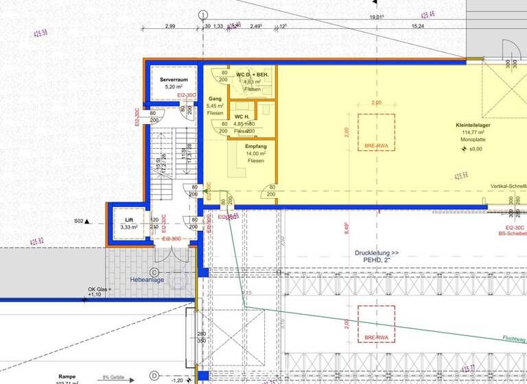 Lagerhalle zur Miete 1.500 € 115 m² Lagerfläche Am Unterfeld Regau 4844