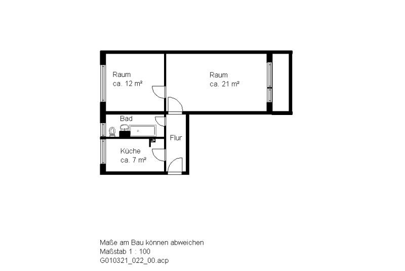 Wohnung zur Miete 315 € 2 Zimmer 50,7 m²<br/>Wohnfläche 3.<br/>Geschoss Mannheimer Str. 24 Südstadt Halle (Saale) 06128