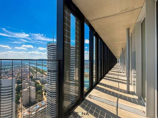 Wohnung zur Miete - Erstbezug 1.932 € 3 Zimmer 80,7 m² 34. Geschoss frei ab 01.11.2026 Donau-City-Straße Wien 1220