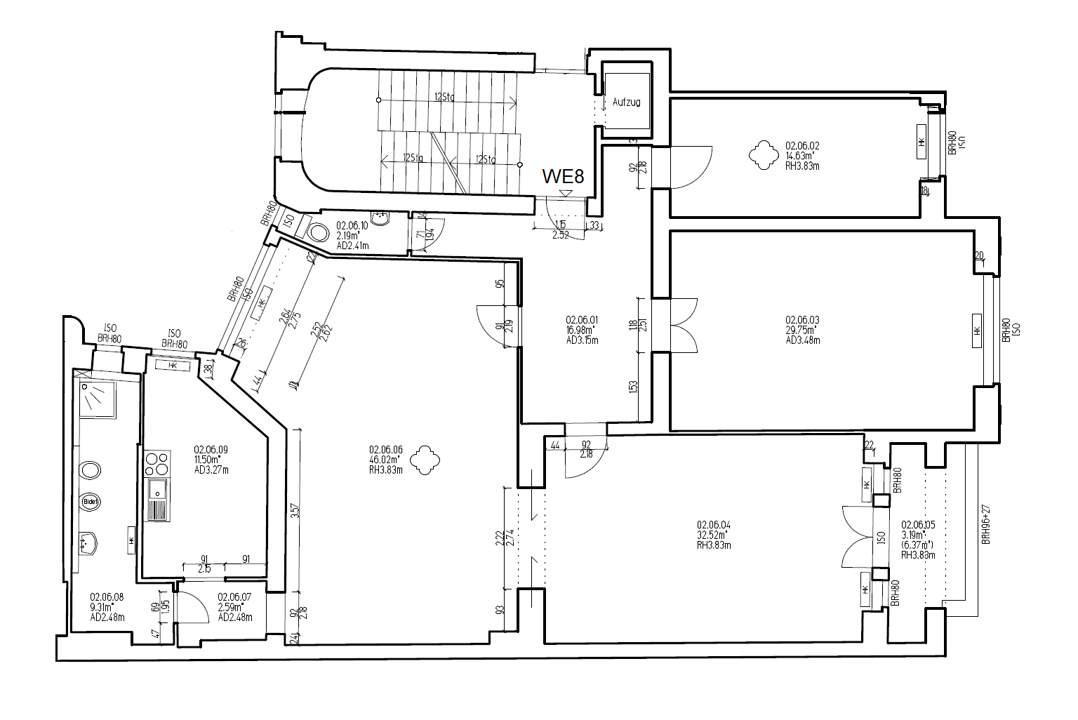 Studio zum Kauf provisionsfrei 1.028.948 € 4 Zimmer 169 m²<br/>Wohnfläche 2.<br/>Geschoss Charlottenburg Berlin 10625