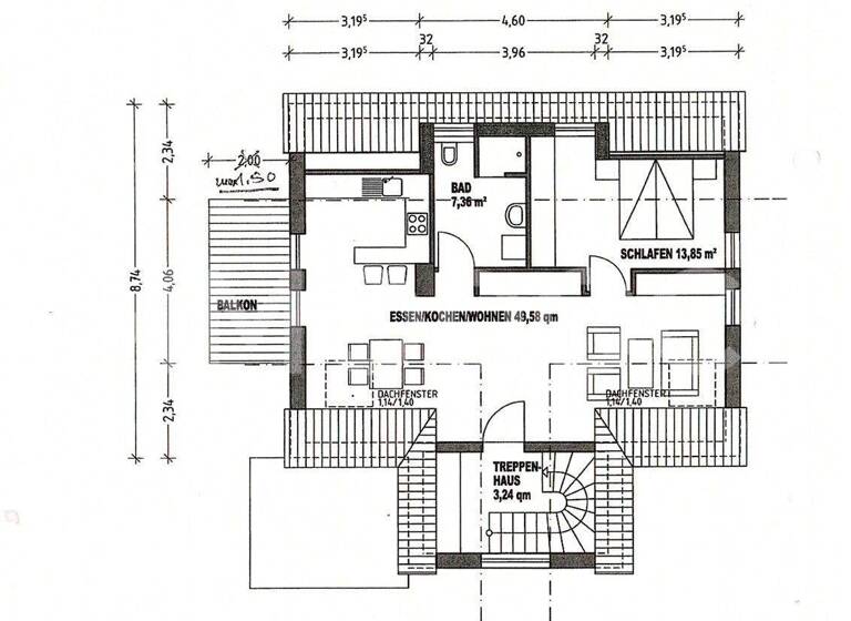 Wohnung zur Miete 750 € 2 Zimmer 74 m² frei ab 01.06.2026 Niederrieden 87767