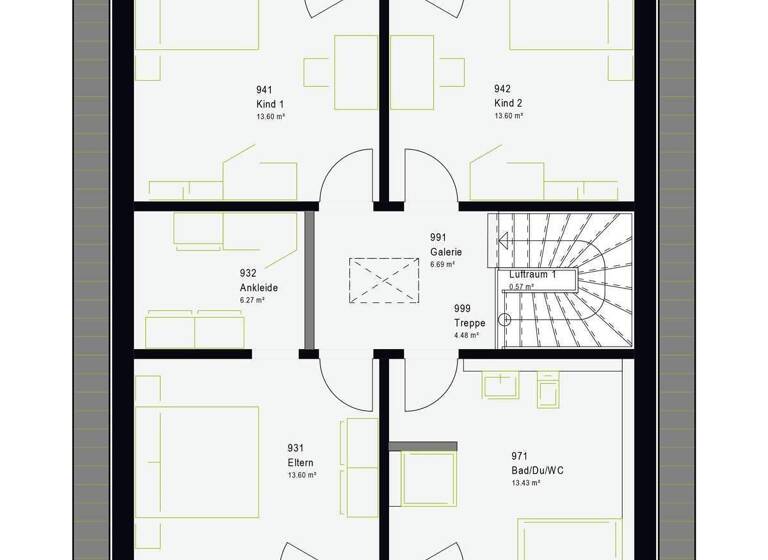 Einfamilienhaus zum Kauf provisionsfrei 382.329 € 6 Zimmer 144 m² 562 m² Grundstück Hardheim 74736