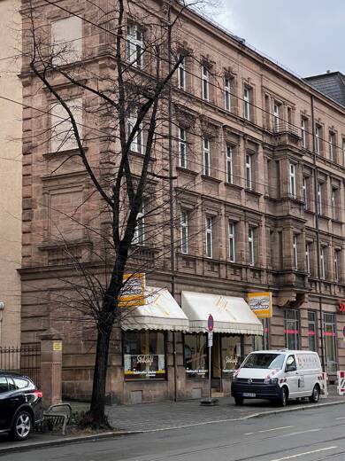 Wohnung zur Miete 1.050 € 4 Zimmer 78 m² 2. Geschoss frei ab sofort Bucher Strasse 62 St Johannis Nürnberg 90408