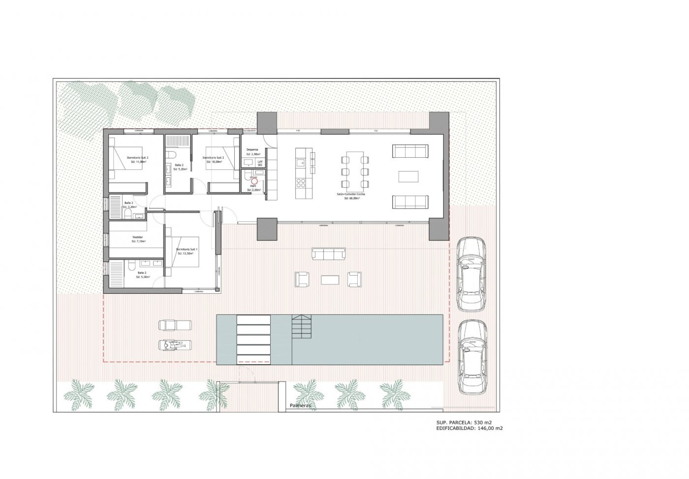 Einfamilienhaus zum Kauf provisionsfrei 739.900 € 4 Zimmer 150 m²<br/>Wohnfläche 530 m²<br/>Grundstück CIUDAD QUESADA