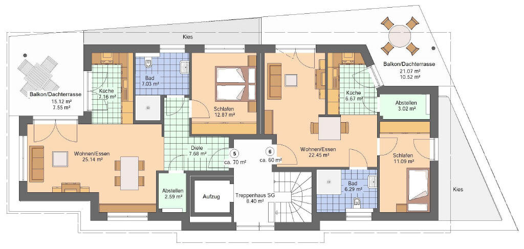 Wohnung zum Kauf 295.000 € 2 Zimmer 70 m²<br/>Wohnfläche Werste Bad Oeynhausen 32549