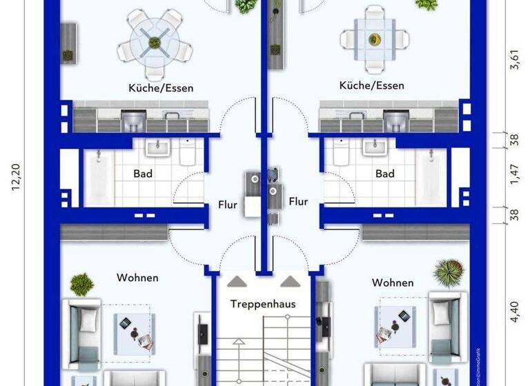 Wohnung zum Kauf 145.000 € 2 Zimmer 44 m² frei ab sofort Flingern Süd Düsseldorf 40233