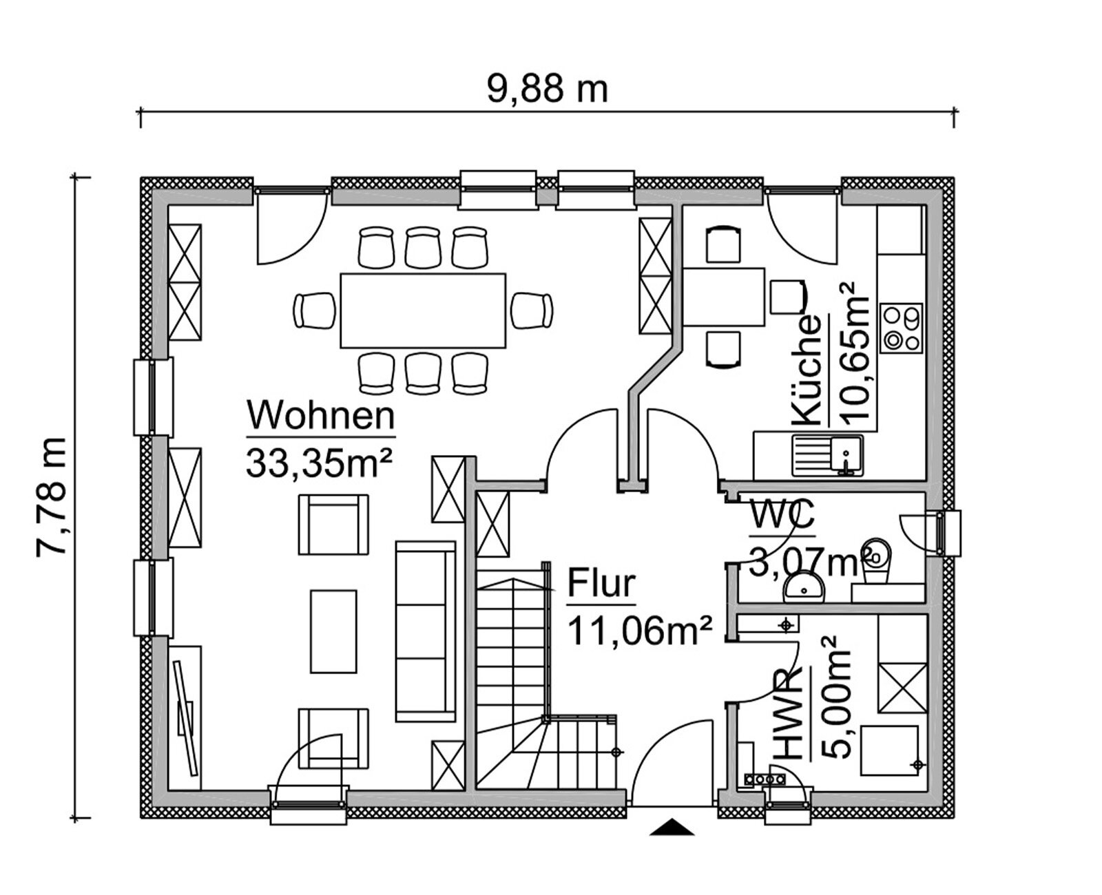 Haus zum Kauf provisionsfrei 289.500 € 4 Zimmer 121,2 m²<br/>Wohnfläche 421 m²<br/>Grundstück Burghasungen Zierenberg 34289