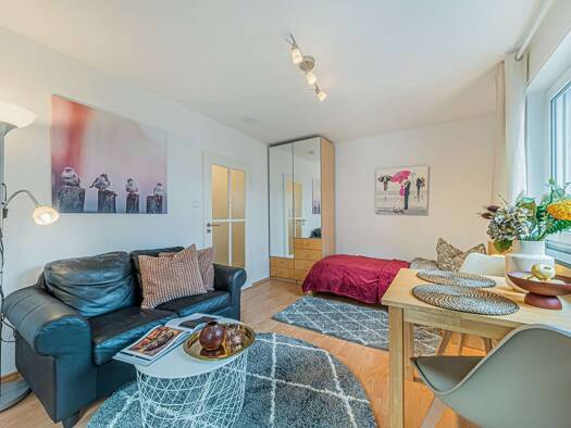 Wohnung zur Miete Wohnen auf Zeit 990 € 1 Zimmer 24 m² frei ab 01.01.2026 Sachsenhausen Frankfurt am Main 60594