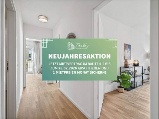 Wohnung zur Miete - Erstbezug 1.479 € 2 Zimmer 60,4 m² 4. Geschoss frei ab 01.03.2026 Friedenauer Höhe 9A Friedenau Berlin 12159