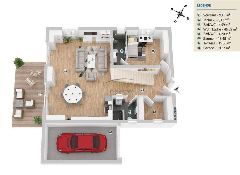 Einfamilienhaus zum Kauf - Erstbezug 720.000 € 6 Zimmer 179 m² 577 m² Grundstück Strasshof an der Nordbahn 2231