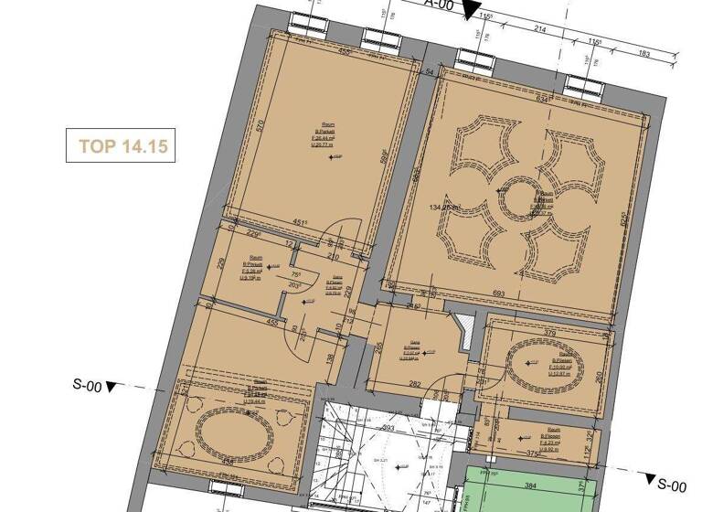 Wohnung zur Miete 1.414 € 3 Zimmer 113,1 m² 3. Geschoss Salzburg 5020