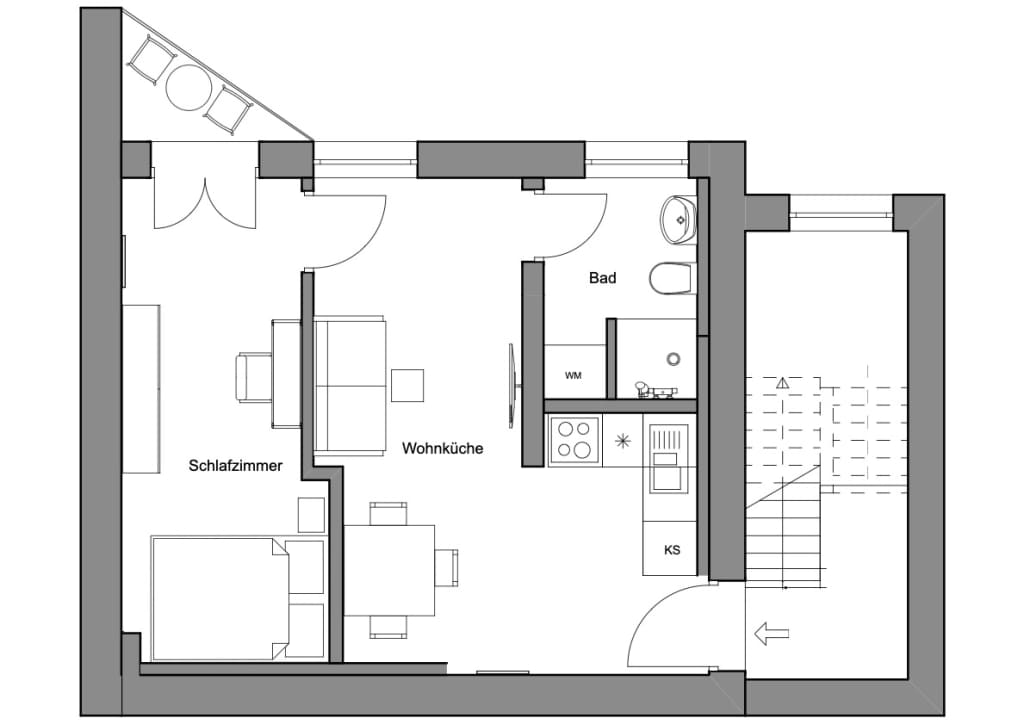 Wohnung zur Miete Wohnen auf Zeit 1.712 € 2 Zimmer 40 m²<br/>Wohnfläche ab sofort<br/>Verfügbarkeit Schreinerstraße Friedrichshain Berlin 10247