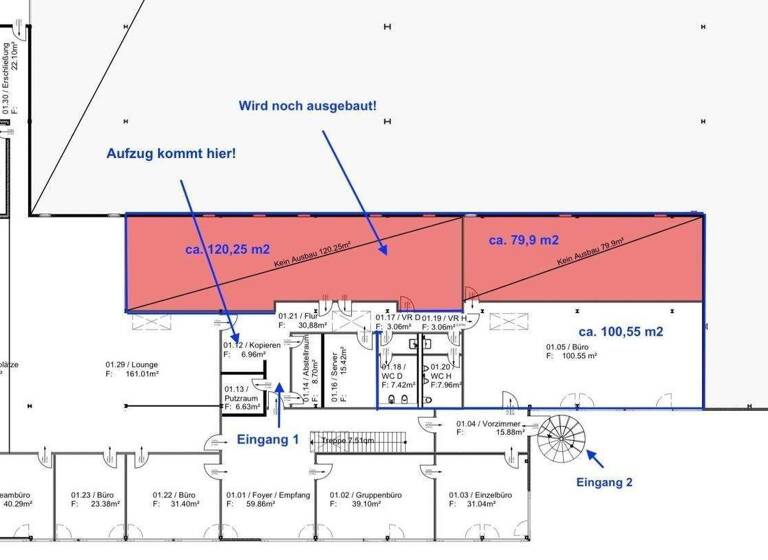Bürofläche zur Miete - Erstbezug 2.560 € 320 m² Bürofläche Singen Singen (Hohentwiel) 78224