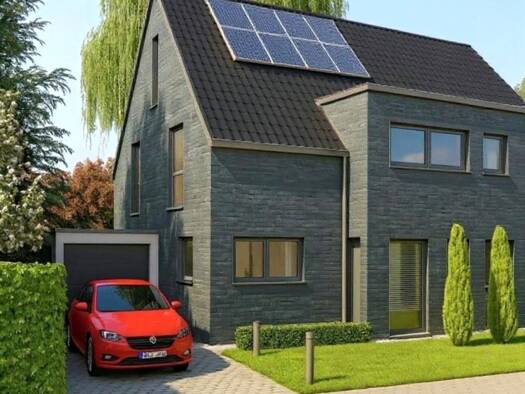 Doppelhaushälfte zum Kauf - Erstbezug 449.500 € 4 Zimmer 120 m² 275 m² Grundstück Roßmühle 23a Hamminkeln 46499