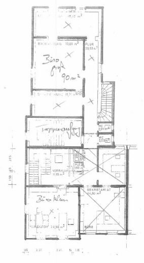 Bürofläche zur Miete 600 € 3 Zimmer 90 m²<br/>Bürofläche Bahnhofstrasse 22 Bahnhof - Moosbürg Weiden in der Oberpfalz 92637