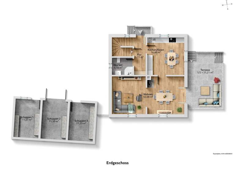 Einfamilienhaus zum Kauf 290.000 € 5 Zimmer 116,9 m² 665 m² Grundstück Gasteig Unterneukirchen 84579