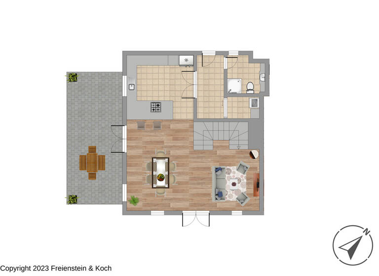 Doppelhaushälfte zum Kauf 1.250.000 € 4 Zimmer 120 m² 1.278 m² Grundstück Wohlackerum 5b Oevenum 25938