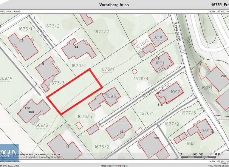 Grundstück zum Kauf 562,5 m² Grundstück Frastanz 6820